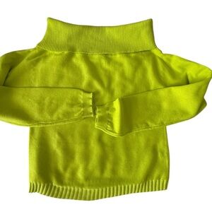 Fashion Nova Lime Green Women's Sweater Small